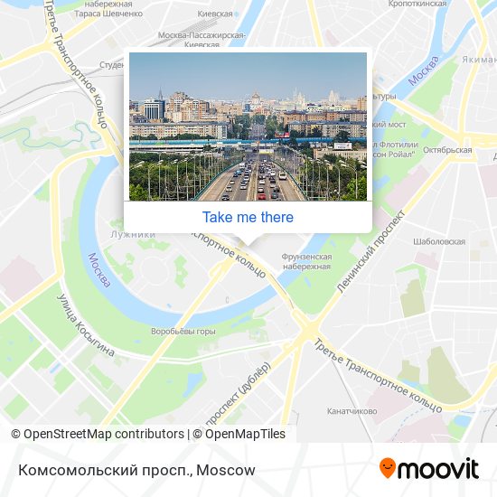 Комсомольский просп. map