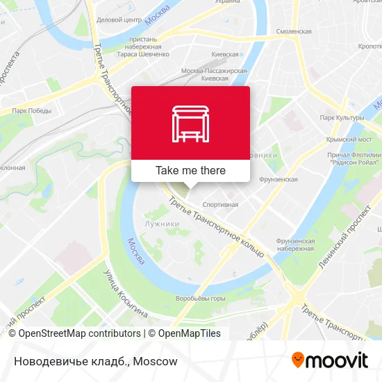 Новодевичье кладб. map