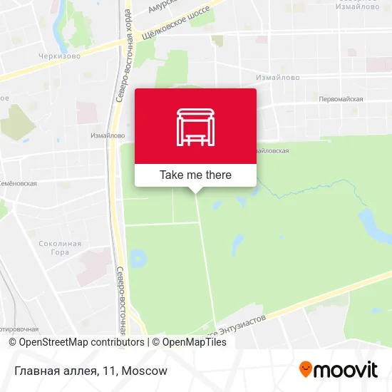 Главная аллея, 11 map