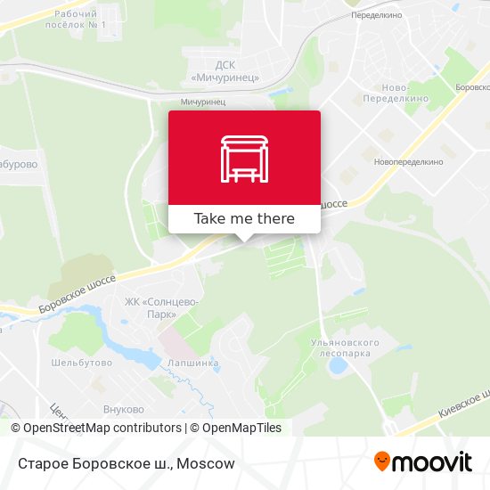 Старое Боровское ш. map