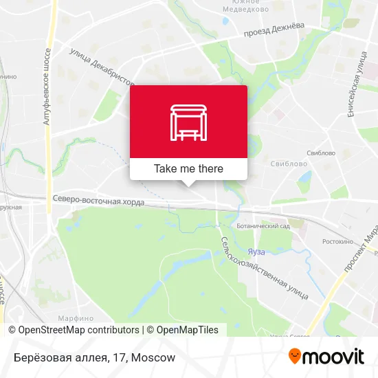 Берёзовая аллея, 17 map