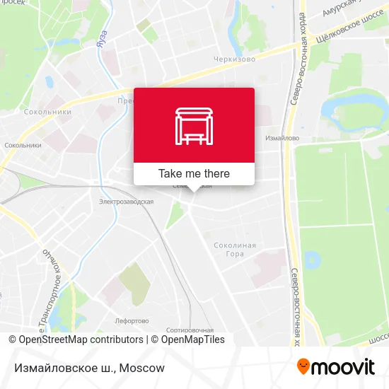 Измайловское ш. map