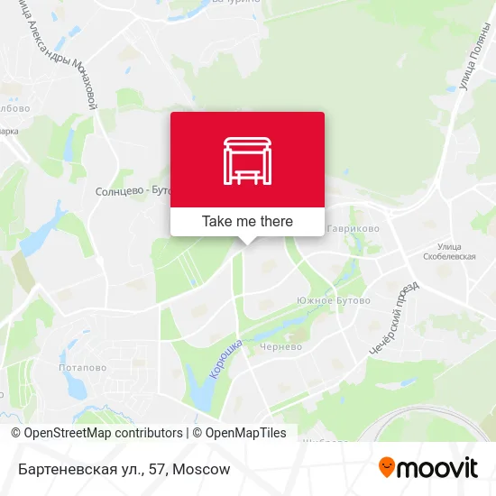 Бартеневская ул., 57 map
