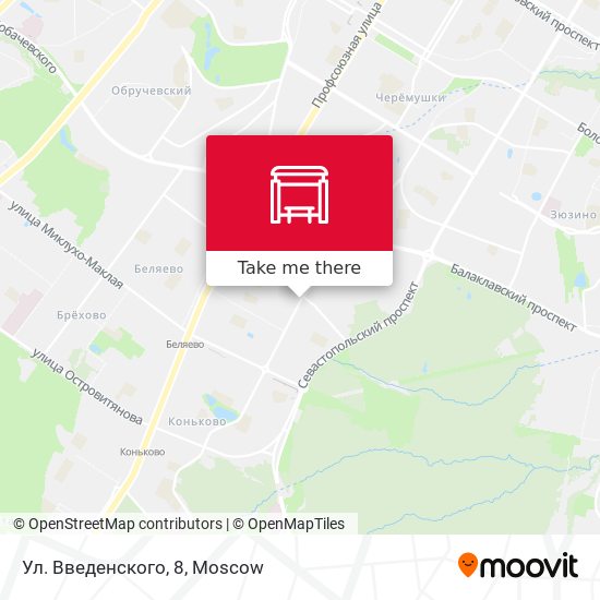 Ул. Введенского, 8 map