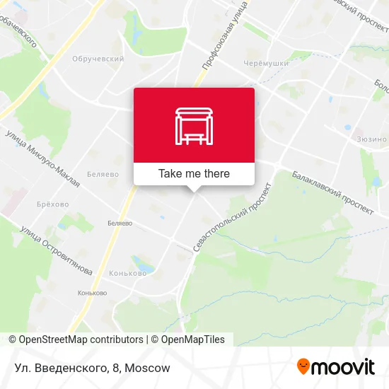 Ул. Введенского, 8 map