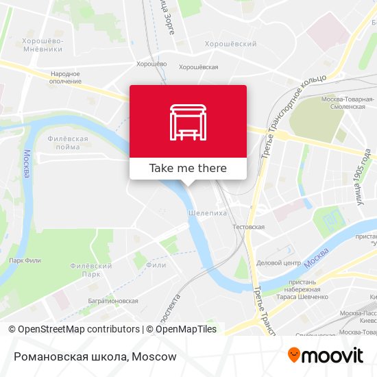 Романовская школа map