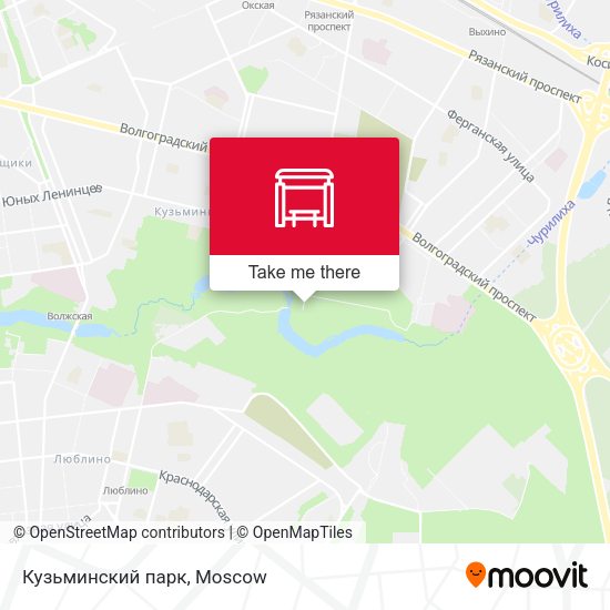 Кузьминский парк map