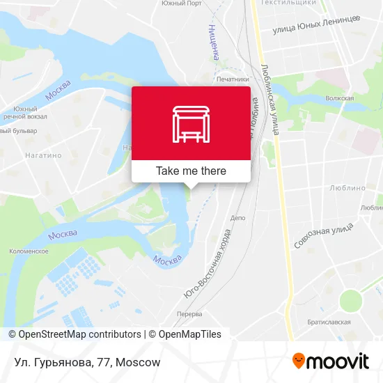 Ул. Гурьянова, 77 map
