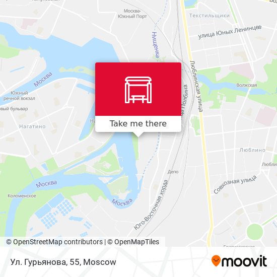Ул. Гурьянова, 55 map