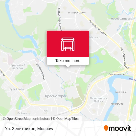 Ул. Зенитчиков map
