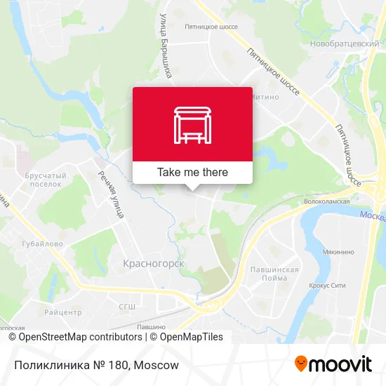 Поликлиника № 180 map