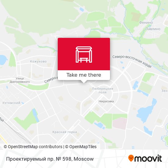 Проектируемый пр. № 598 map