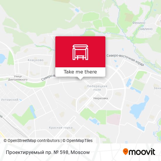 Проектируемый пр. № 598 map