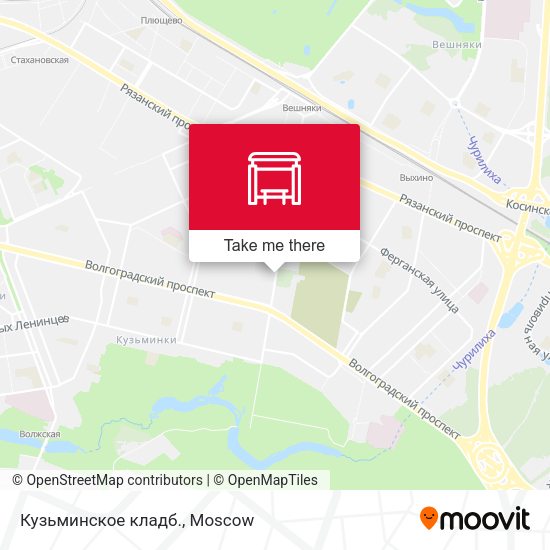 Кузьминское кладб. map