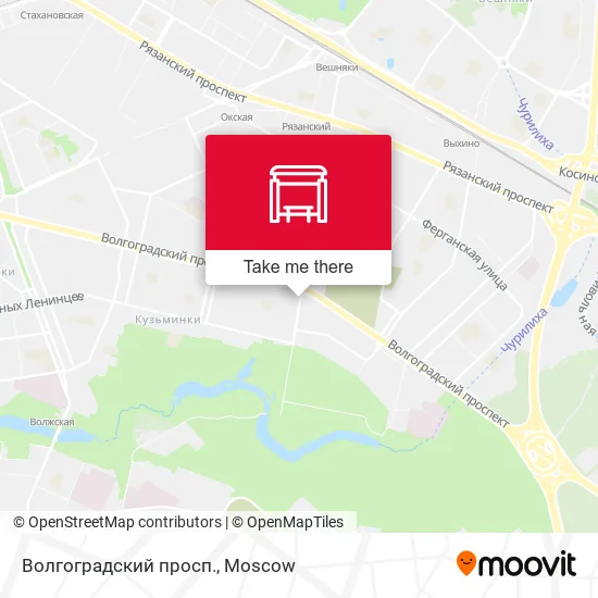 Волгоградский просп. map