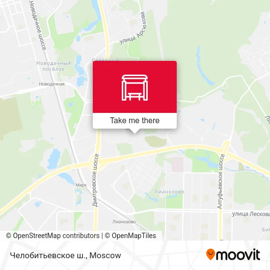 Челобитьевское ш. map