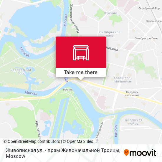 Живописная ул. - Храм Живоначальной Троицы map