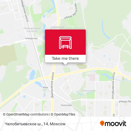 Челобитьевское ш., 14 map