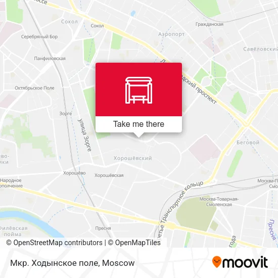 Мкр. Ходынское поле map