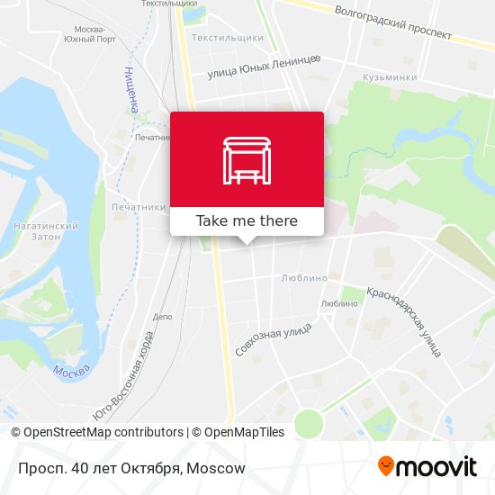 Просп. 40 лет Октября map