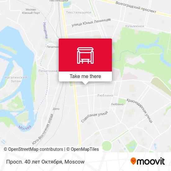 Просп. 40 лет Октября map