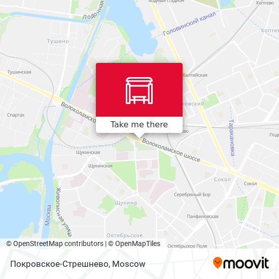 Покровское-Стрешнево map