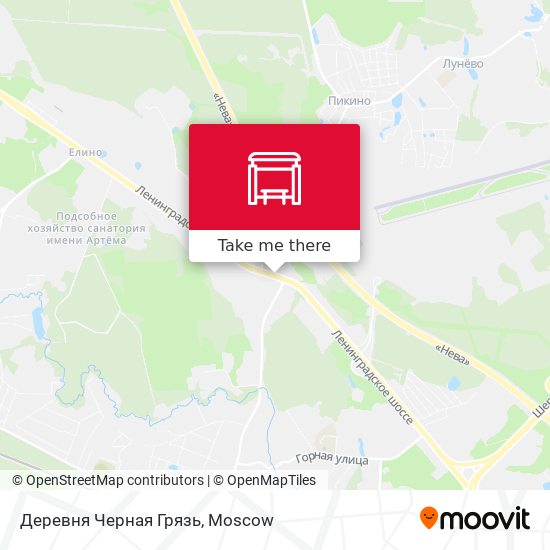 Деревня Черная Грязь map