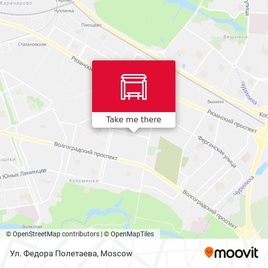 Ул. Федора Полетаева map