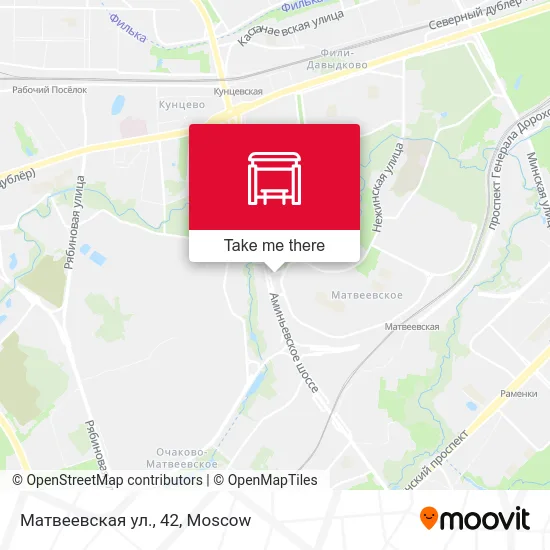 Матвеевская ул., 42 map