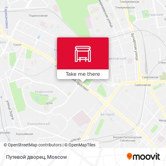 Путевой дворец map