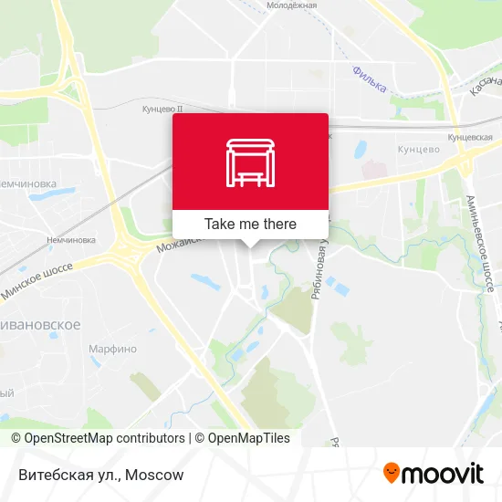 Витебская ул. map