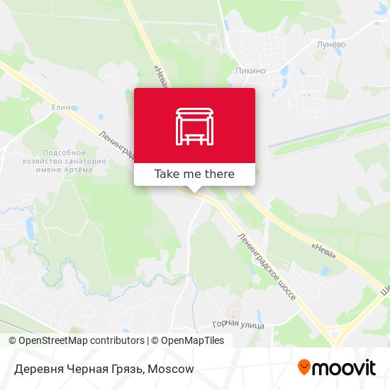 Деревня Черная Грязь map