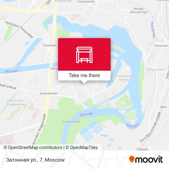 Затонная ул., 7 map