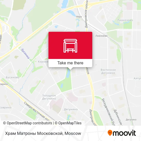 Храм Матроны Московской map
