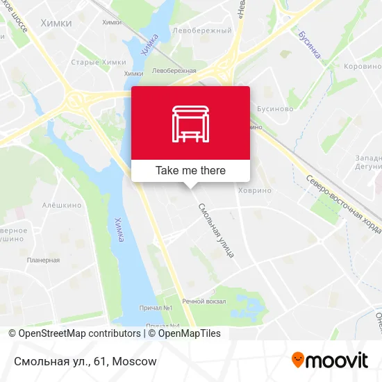 Смольная ул., 61 map