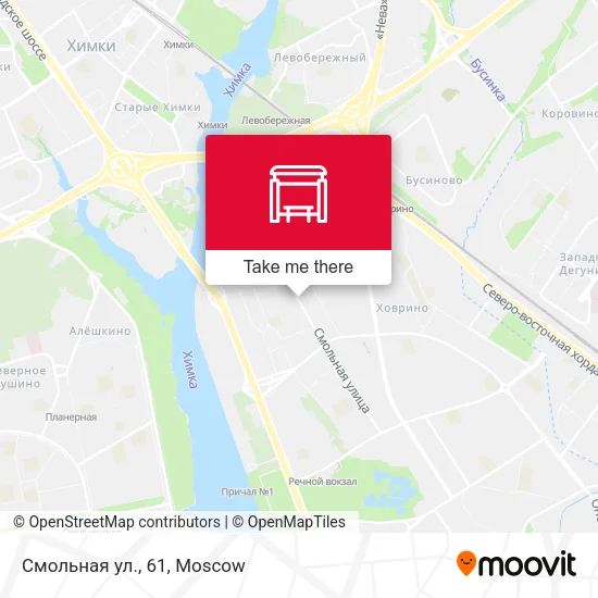 Смольная ул., 61 map