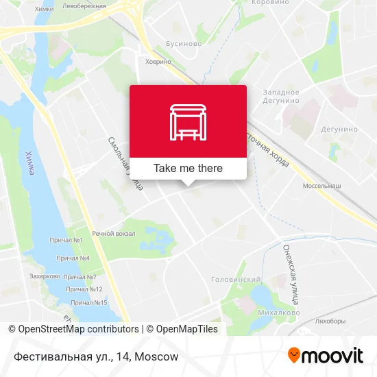 Фестивальная ул., 14 map