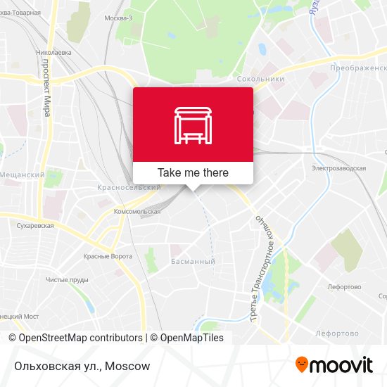Ольховская ул. map