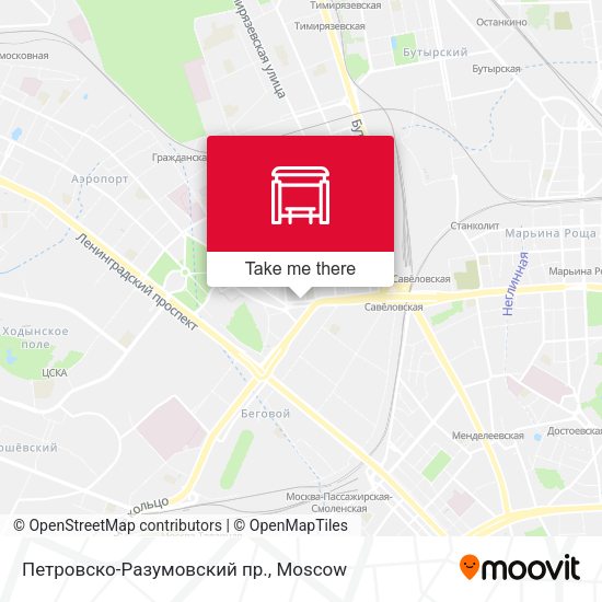 Петровско-Разумовский пр. map