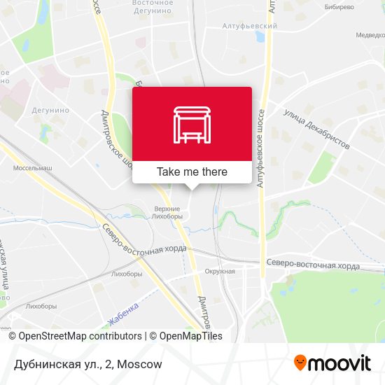 Дубнинская ул., 2 map