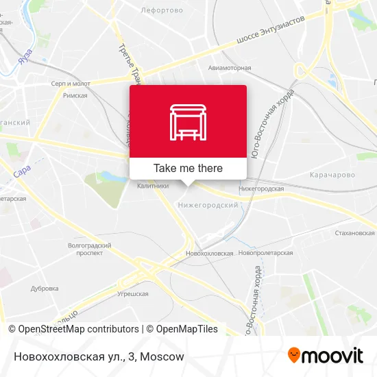 Новохохловская ул., 3 map