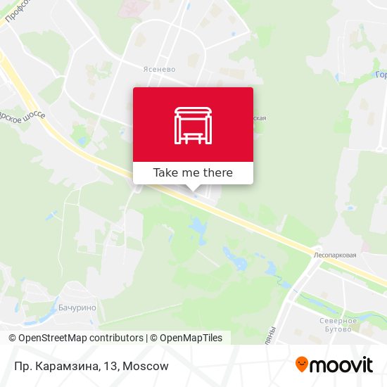 Пр. Карамзина, 13 map