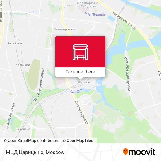 МЦД Царицыно map