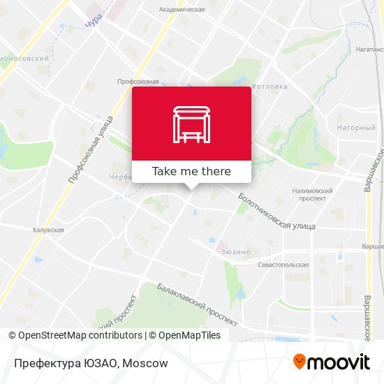 Префектура ЮЗАО map
