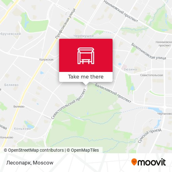 Лесопарк map