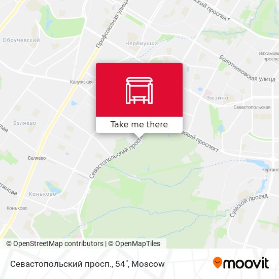 Севастопольский просп., 54" map