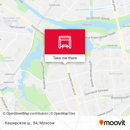 Каширское ш., 84 map