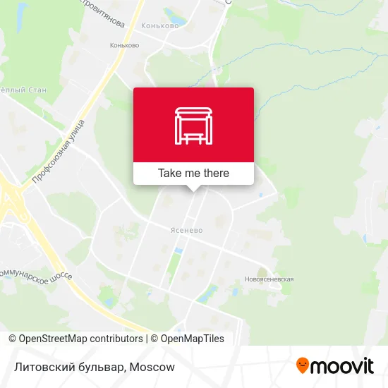 Литовский бульвар map