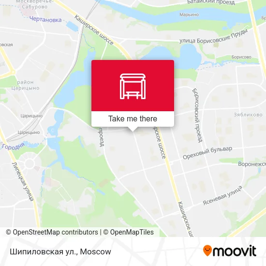 Шипиловская ул. map