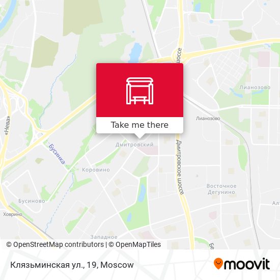 Клязьминская ул., 19 map